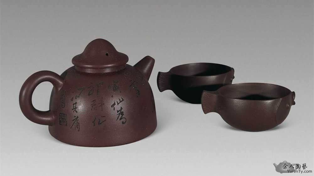 紫砂渔翁茶具