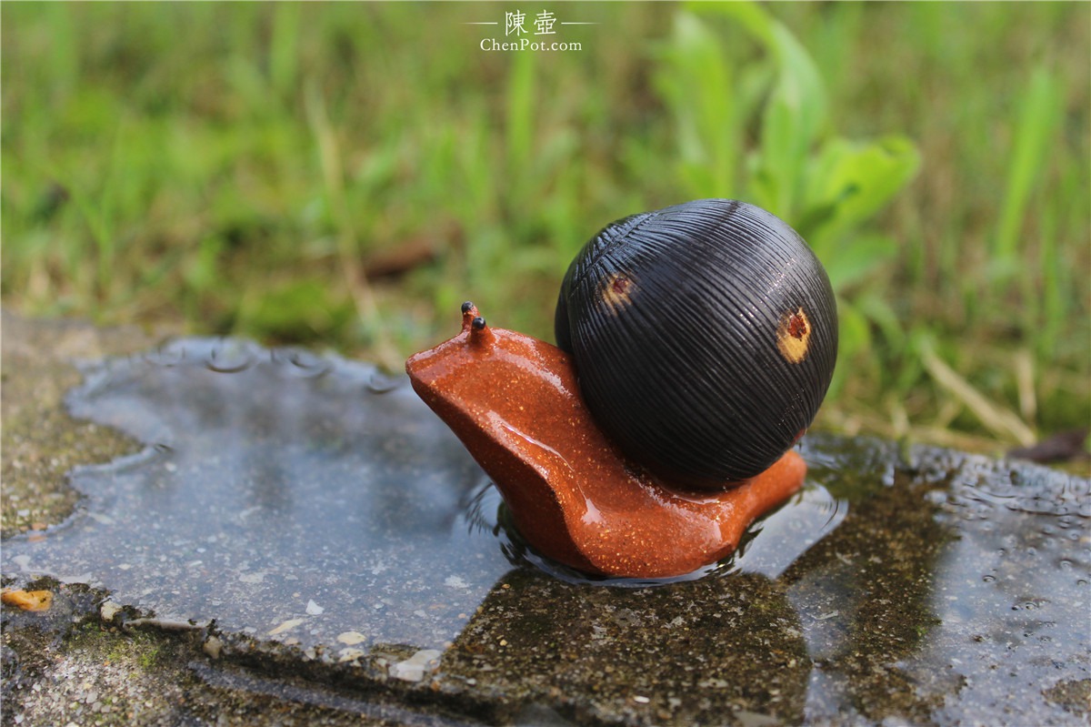 蜗牛紫砂茶宠