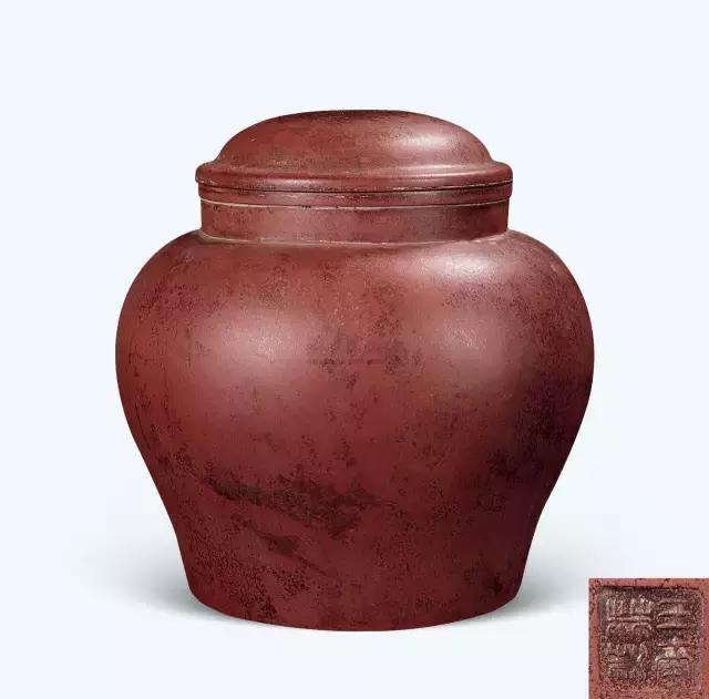 清 紫砂茶叶罐