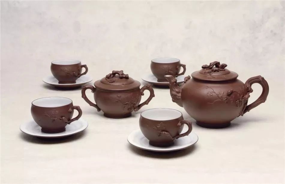 松鼠葡萄咖啡茶具